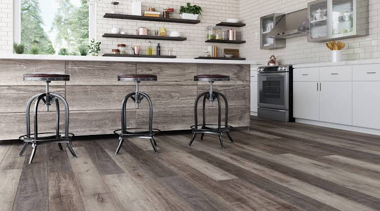Laminate Flooring in Kitchen
