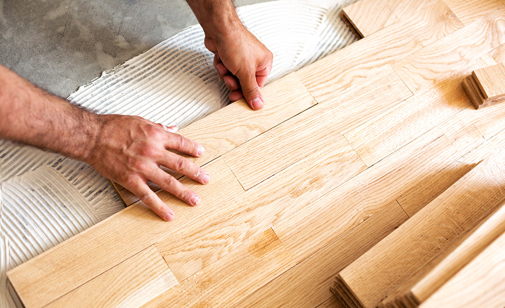 hardwood flooring installation