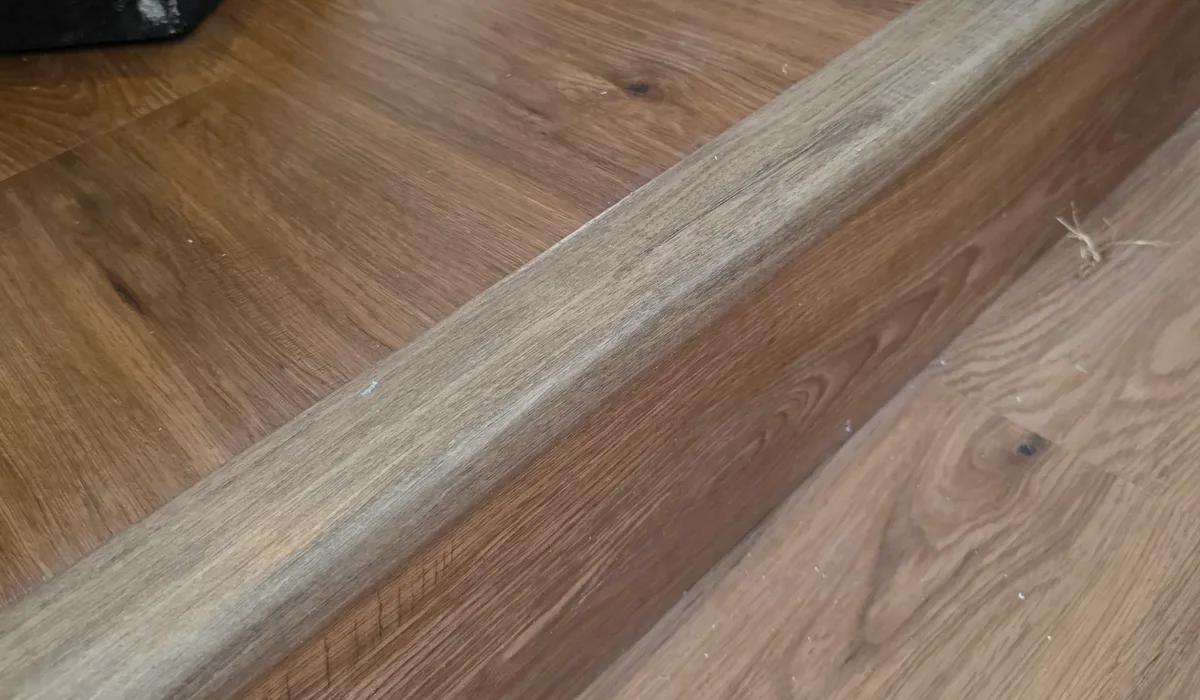Vinyl Plank Flooring on Stairs